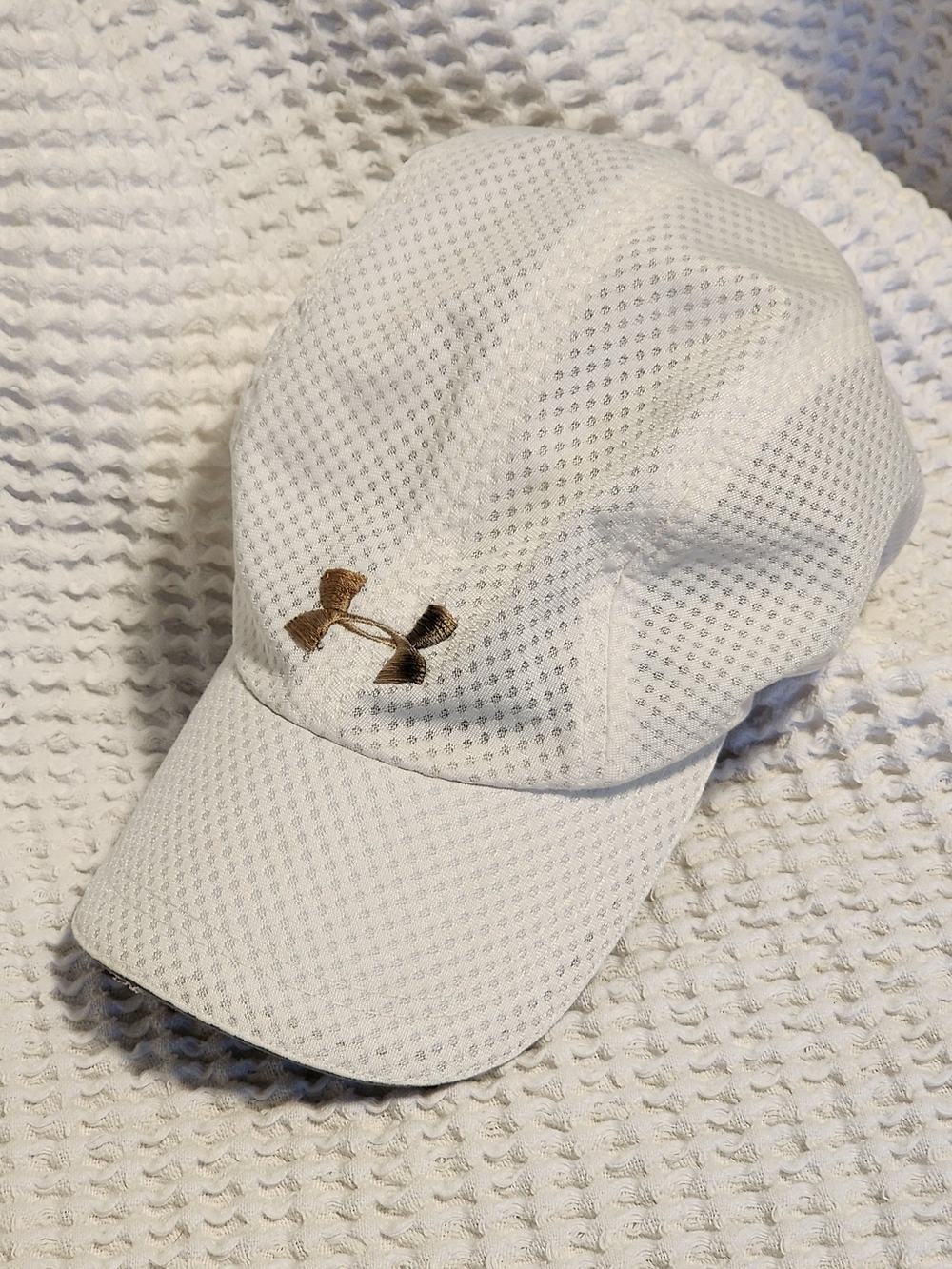 Under Armour White Mesh Cap